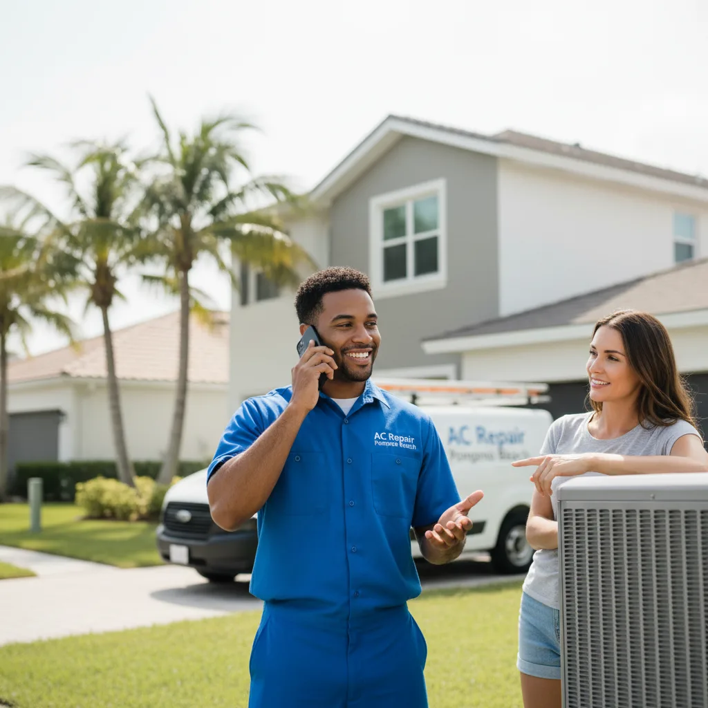 AC Repair Pompano Beach customer support in Seal Beach